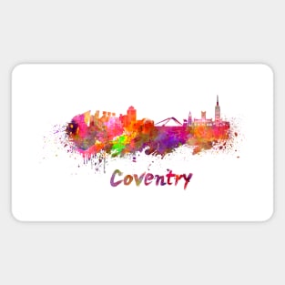 Coventry skyline in watercolor Magnet